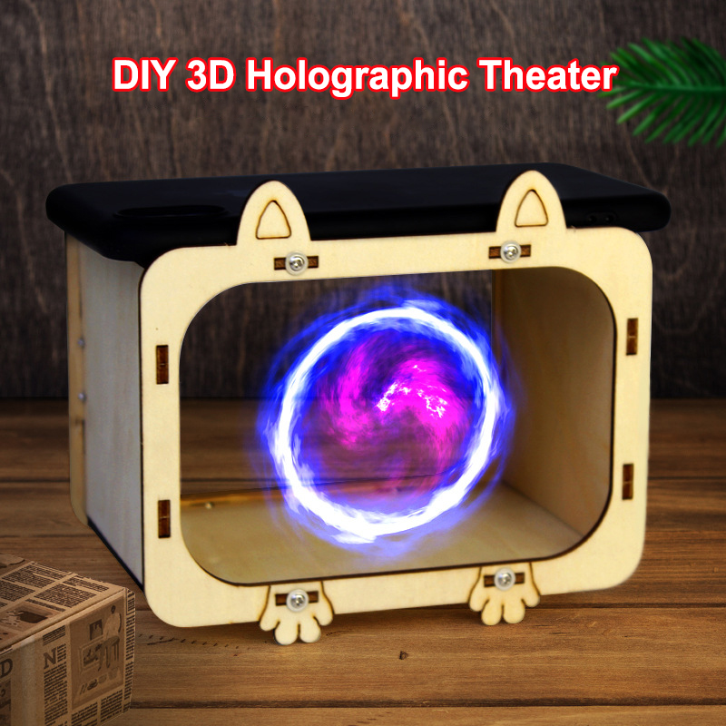 Diy Electronics Kids - DIY 3D Holografik Tiyatro Cep Telefonu