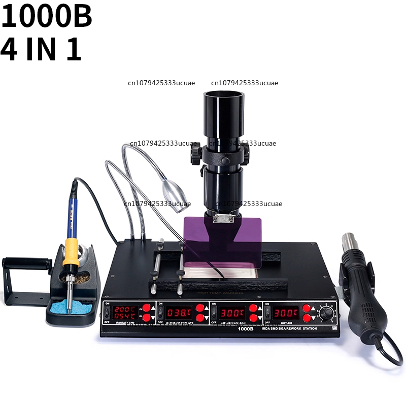 Hot Air Rework Station - 1000B/1000A Kızılötesi Çok Fonksiyonlu İstasyon. Lehim