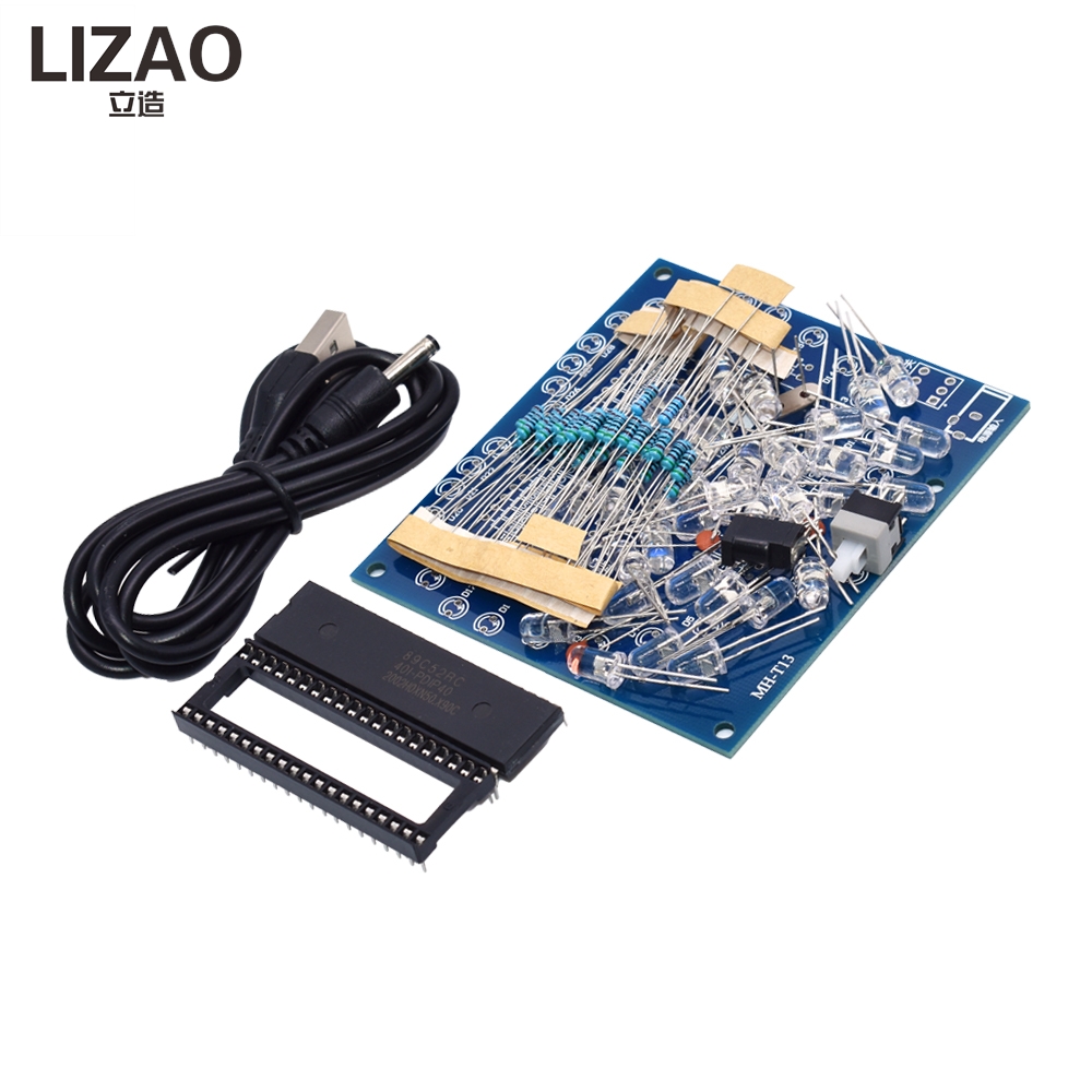 Diy Electronics Course - DIY Elektronik Kit Kalp Şekli Renkli