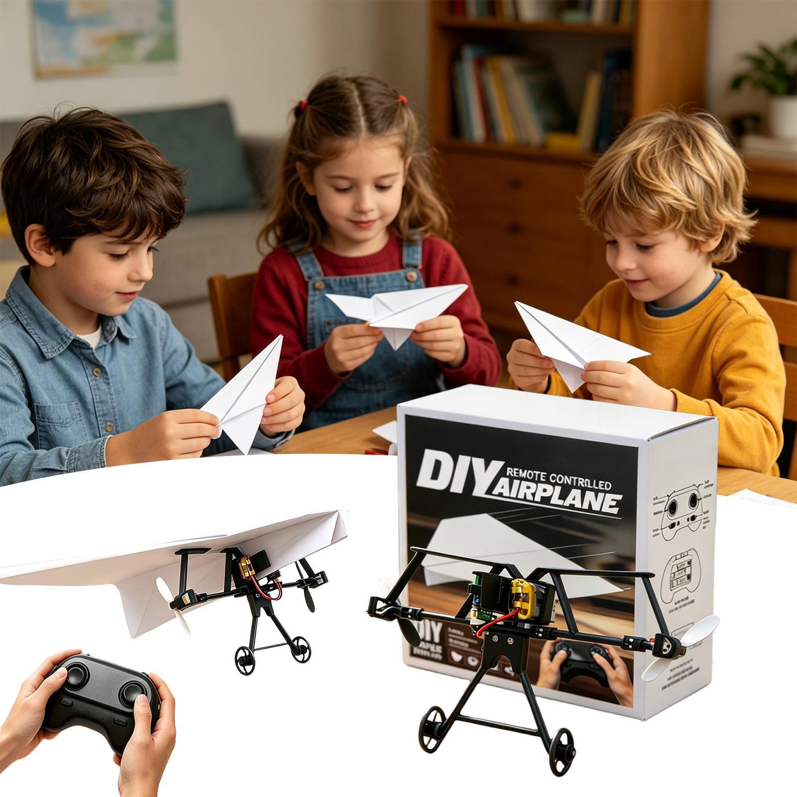Diy Electronics Kids - Kendin Yap RC Kağıt Uçak Kiti,