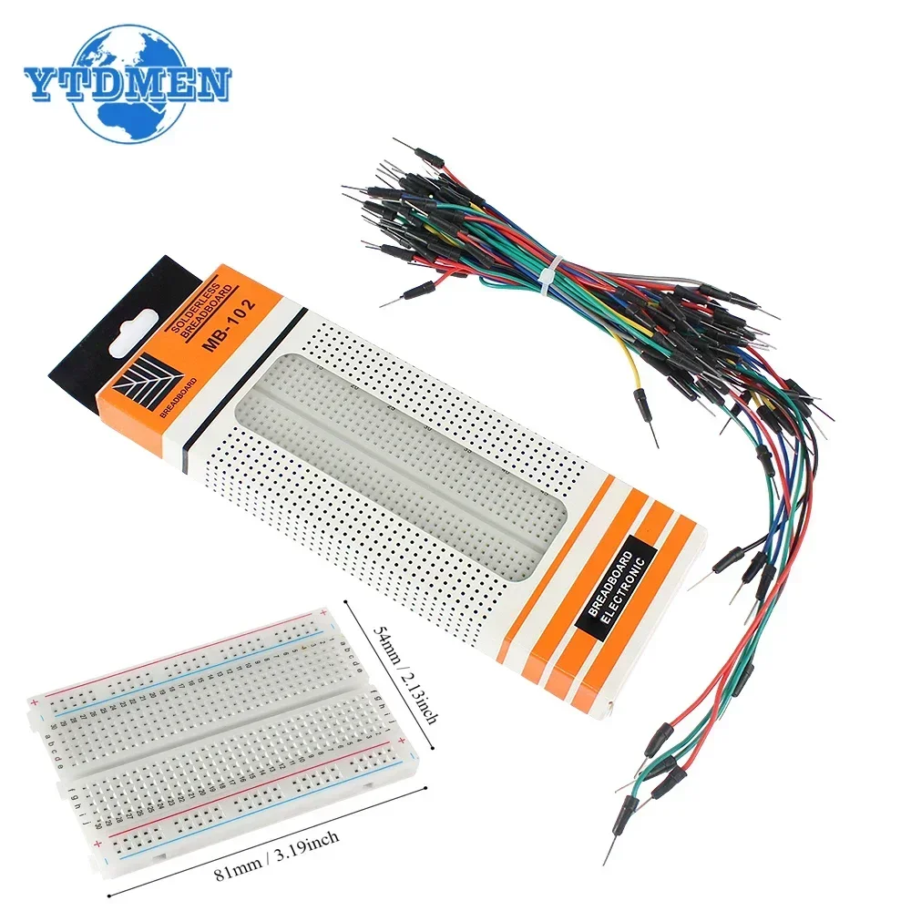 Diy Electronics Breadboard - MB-102 Breadboard 400 830 Nokta Lehimsiz