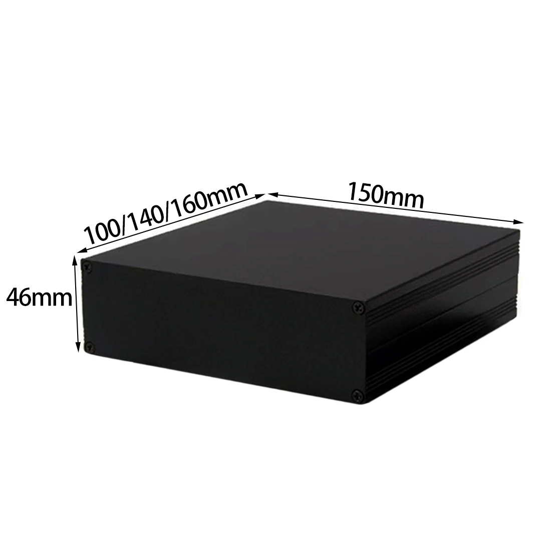 Diy Enclosure For Electronics - Alüminyum muhafaza 150*46*100/140/160mm su geçirmez bölünmüş