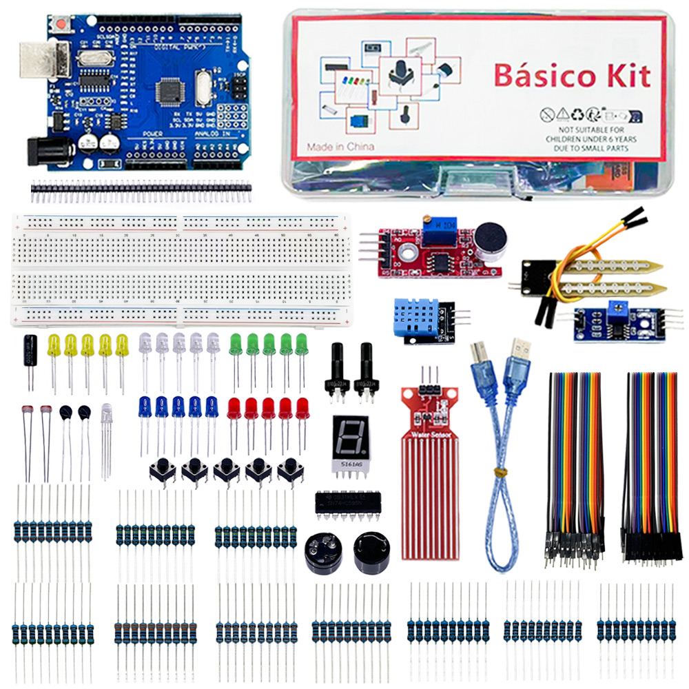 Arduino Uno Starter Kit - Elecrtonics Fun Basico Kiti Arduino Uno