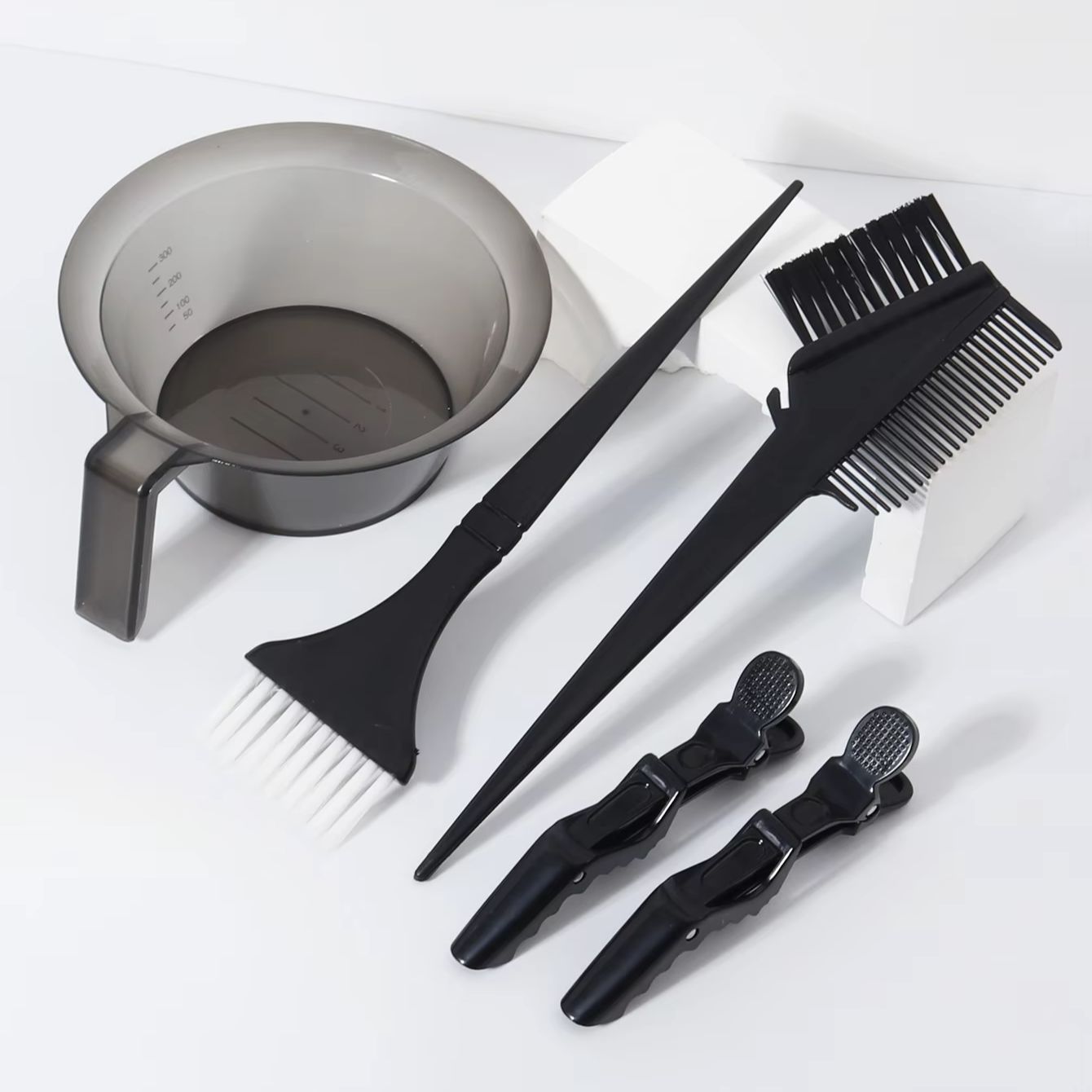 Crocodile Clip Set - 5 adet profesyonel saç boyası alet