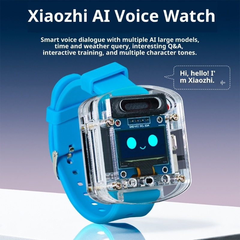 Diy Wearable Electronics - AI Ses Kontrolü İzleme Şarj Edilebilir