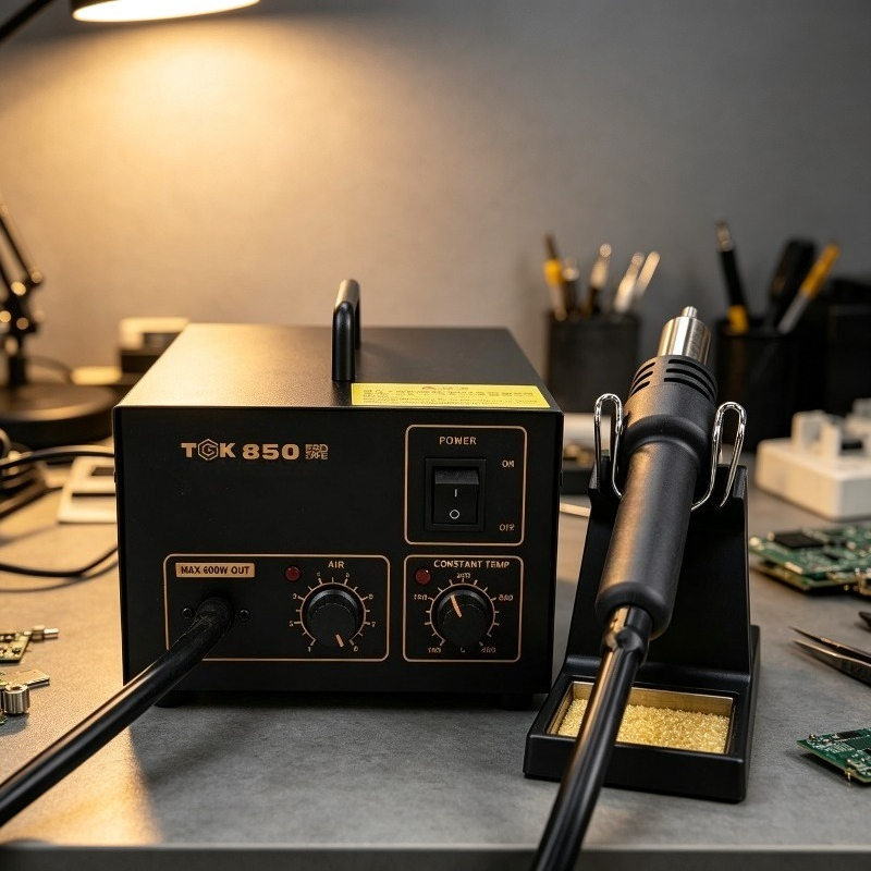 Hot Air Rework Station - TGK-850/852 Hassas 2'si 1 Arada Lehim