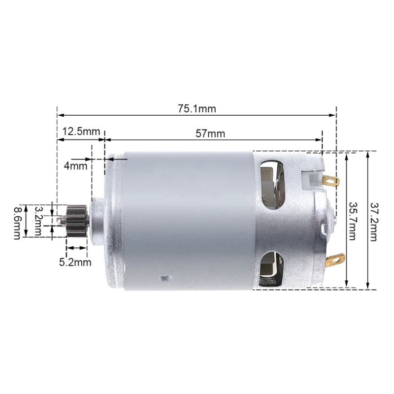 Bosch Drill Gsb 18V - RS550 DC Motor 12 13 Dişli
