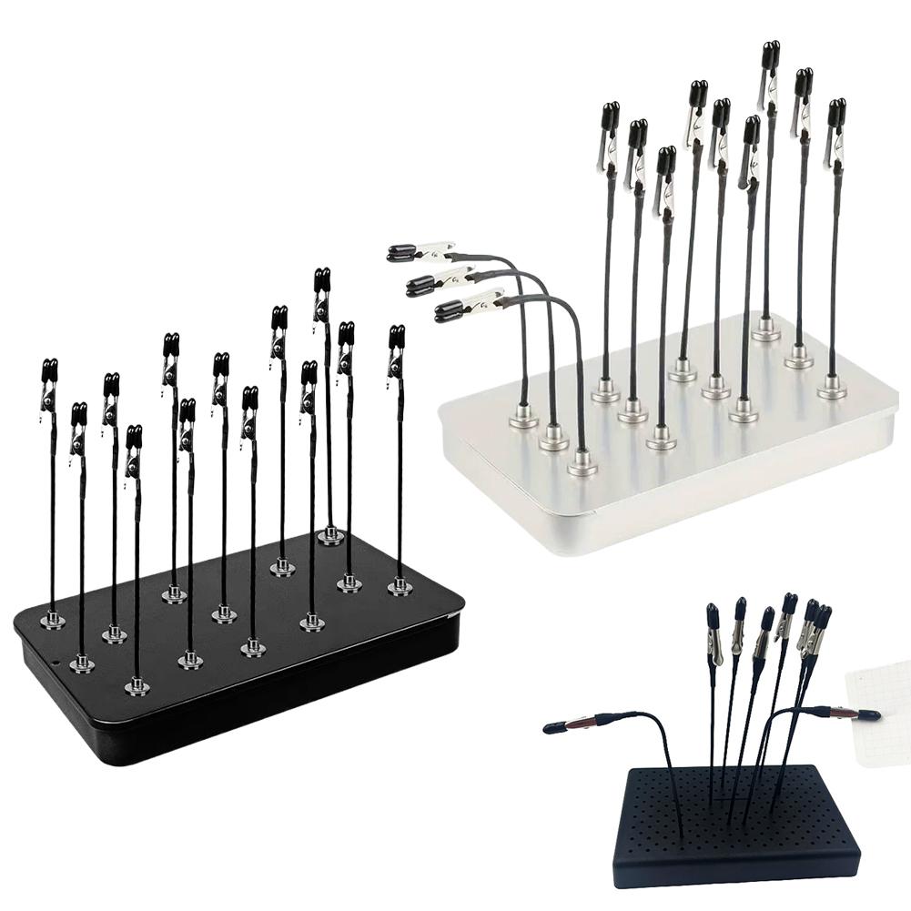 Crocodile Clip Set - 12/1 adet manyetik timsah klip esnek