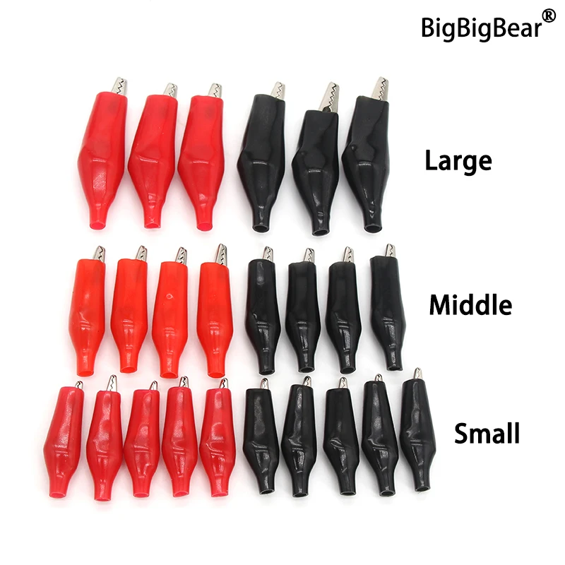 Crocodile Clip Set - 28 35 45mm Metal Timsah Klip