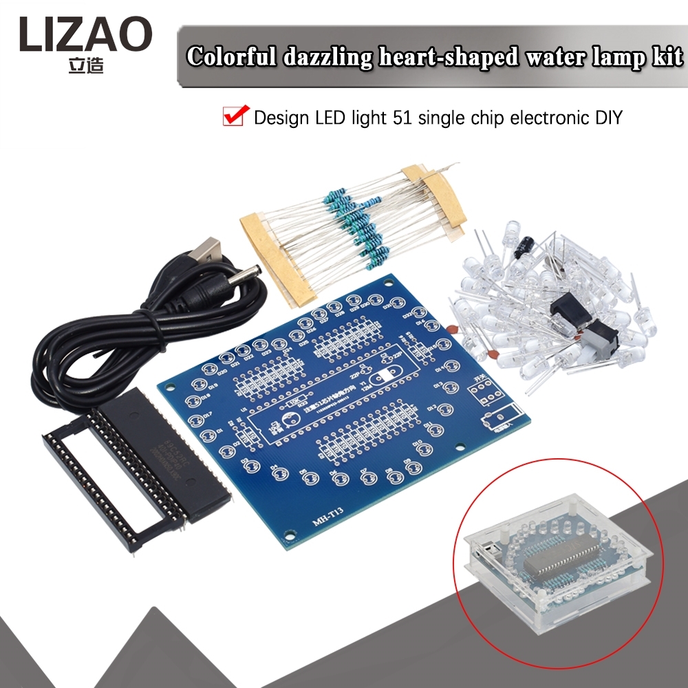 DIY Elektronik Kit Kalp Şekli  - Diy Electronics Course incelemesi ve fiyatı