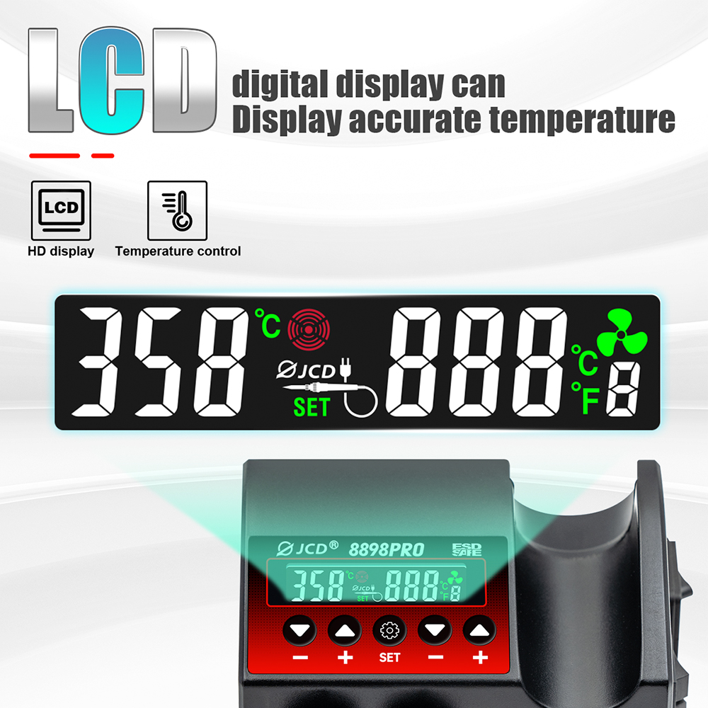 JCD 8898Pro Lehimleme İstasyon - Hot Air Rework Station incelemesi ve fiyatı