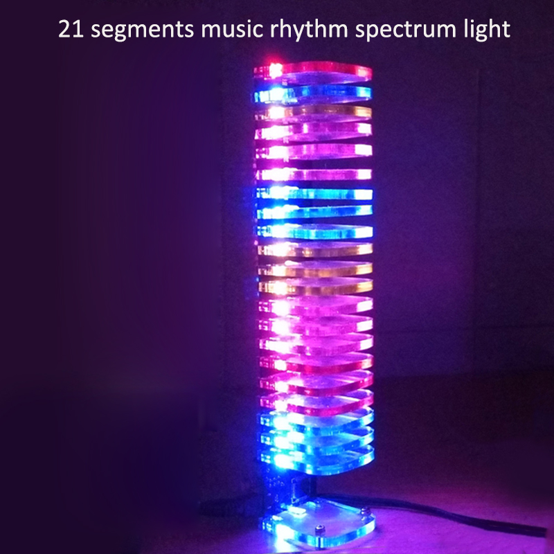 Işık küp 21-Segment LED müzik  - Diy Electronics Market incelemesi ve fiyatı