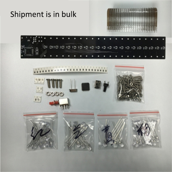 Işık küp 21-Segment LED müzik  - Diy Electronics Market incelemesi ve fiyatı