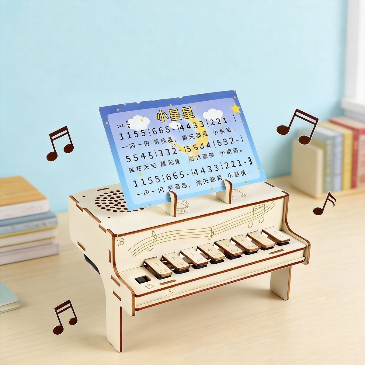 DIY Ahşap Elektronik Piyano Mo - Diy Electronics Kids incelemesi ve fiyatı