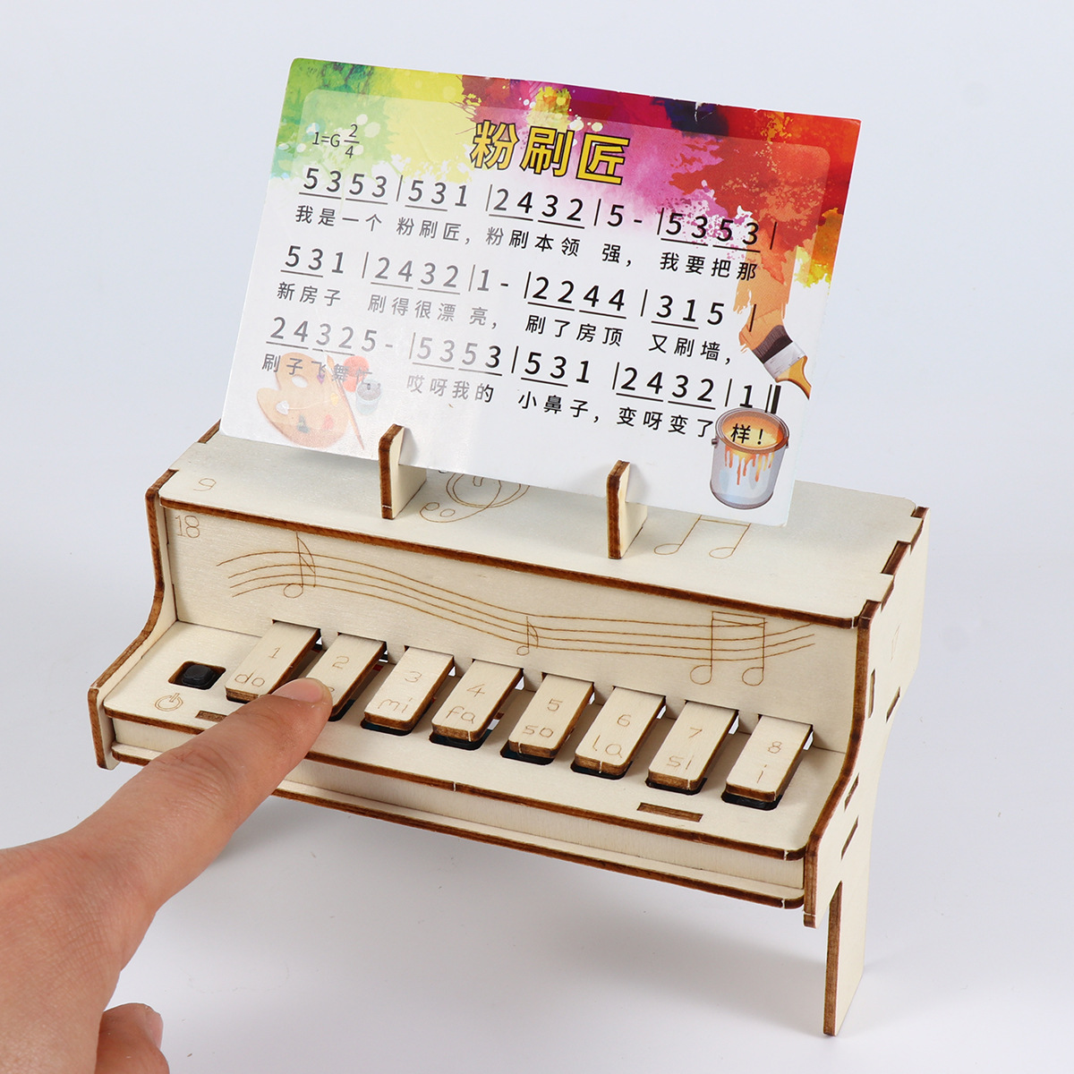 DIY Ahşap Elektronik Piyano Mo - Diy Electronics Kids incelemesi ve fiyatı