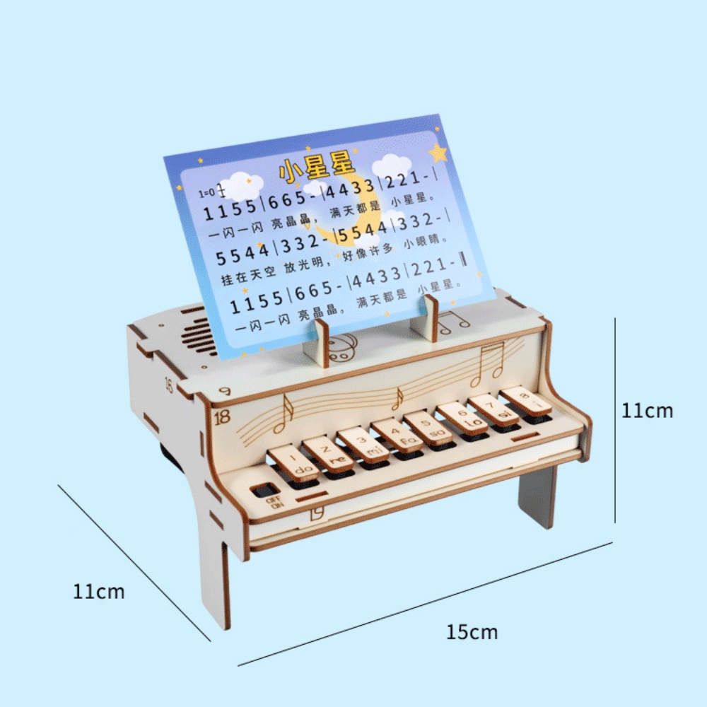 DIY Ahşap Elektronik Piyano Mo - Diy Electronics Kids incelemesi ve fiyatı