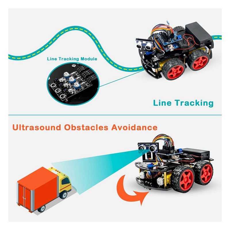 WOWFU-4WD Akıllı Robot Araba K - Arduino Uno Starter Kit incelemesi ve fiyatı