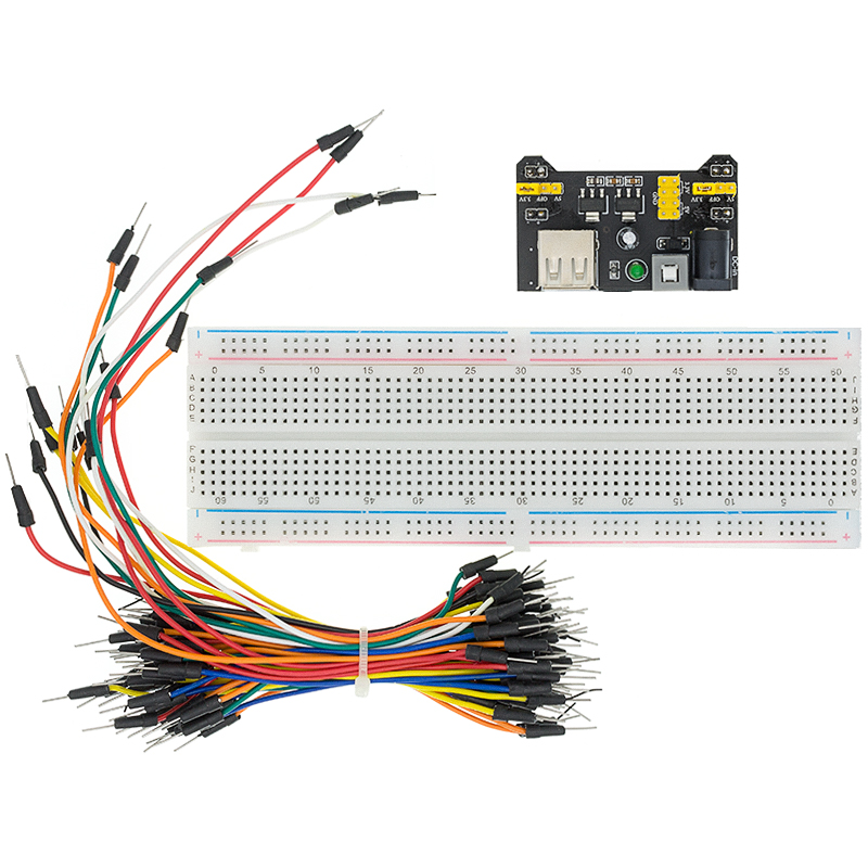 3.3V/5V MB102 Breadboard + MB- - Diy Electronics Breadboard incelemesi ve fiyatı