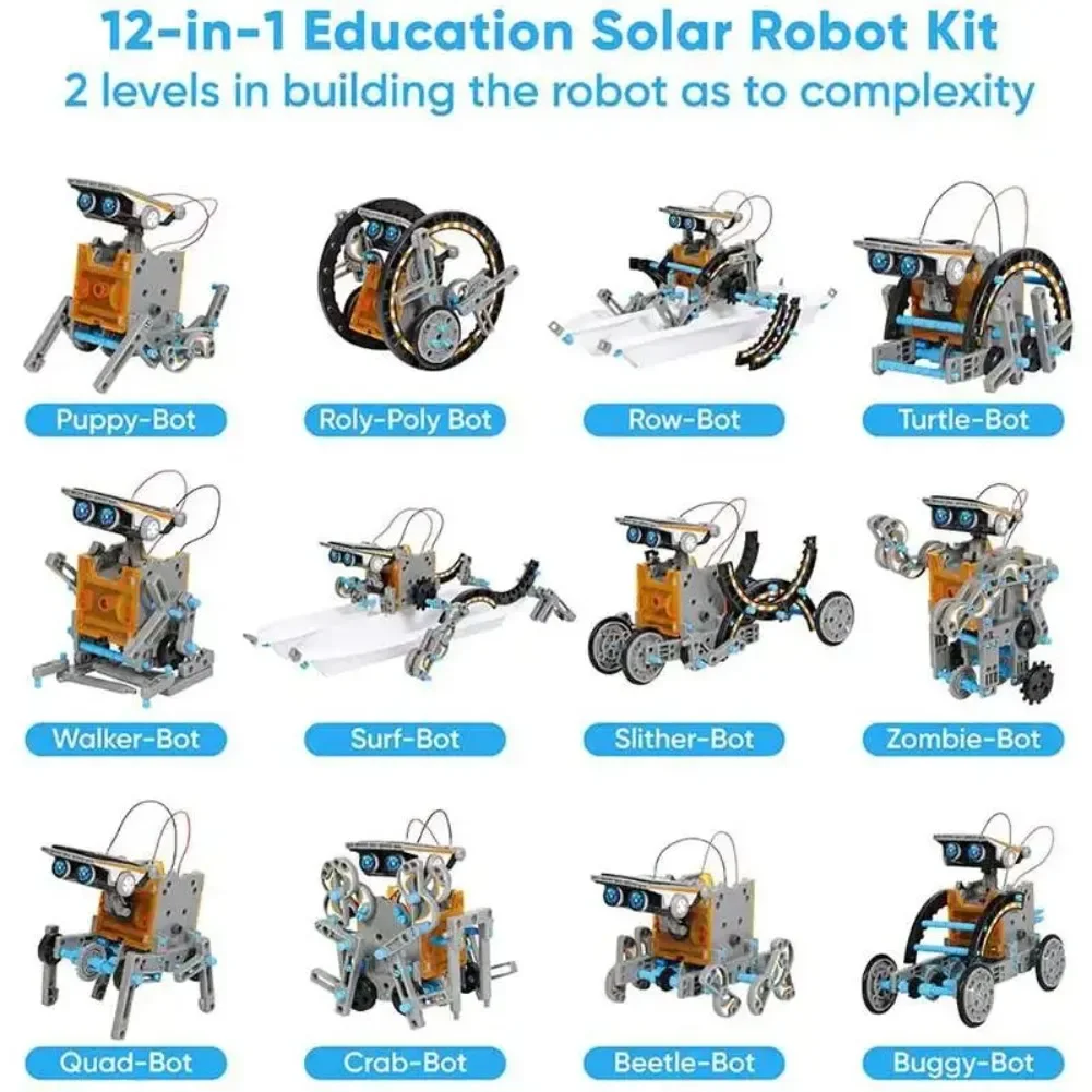 13 in 1 Güneş Enerjili Robot B - Diy Electronics Kids incelemesi ve fiyatı